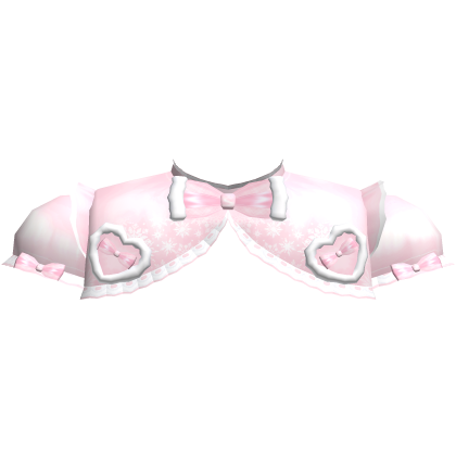 Cute Christmas Winter Shawl Cape in Pink Roblox item