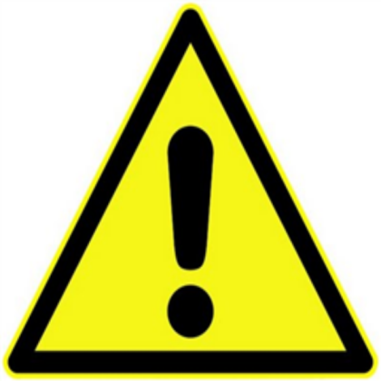 Danger Sign Roblox decal