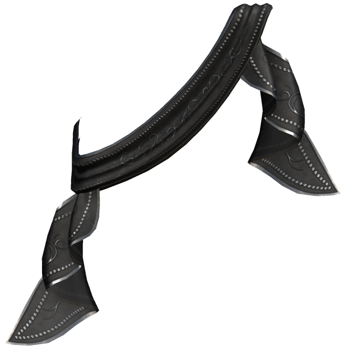 1.0 Royal sash - Black