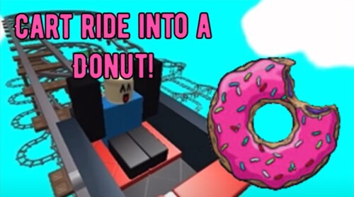 Cart Ride Into A Donut!