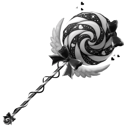 Angel Princess Cute Lollipop - Black White Roblox item