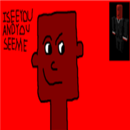 Cartoon of ISEEYOUANDYOUSEEME (REQUESTED) Roblox decal
