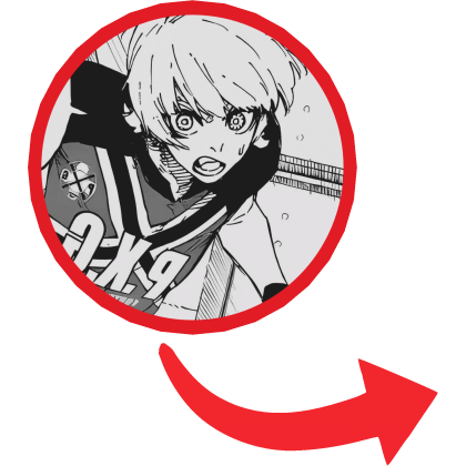 Charles Blue Lock Red Circle