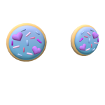 Blue Frosted Sugar Cookie