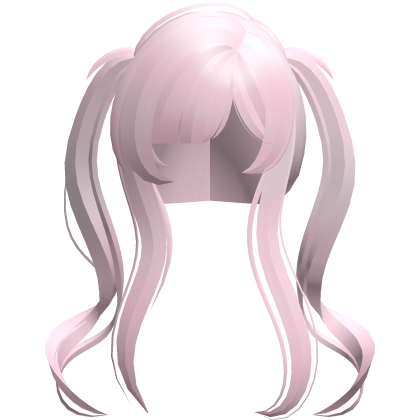 flowy long wispy moe vamp ponytails pink