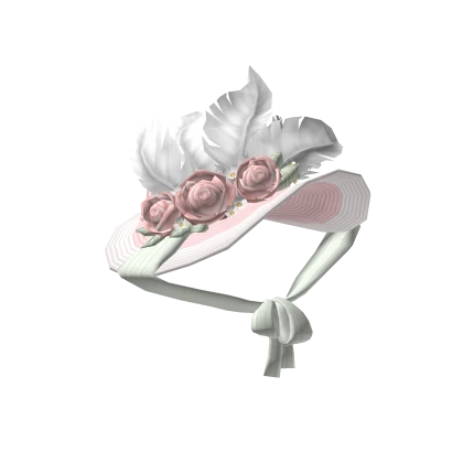 Flower garden tea timeカチューシャ ピンク 新品 Garden Tea Party Hat (Pink/Green) | Roblox Item - Rolimon's