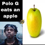 Polo g eats an apple