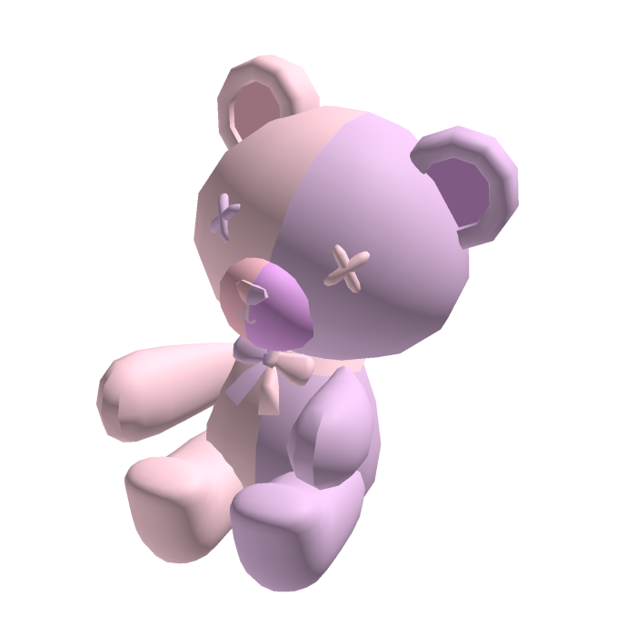 Pink and Purple Two-Tone Teddy (for Korblox)