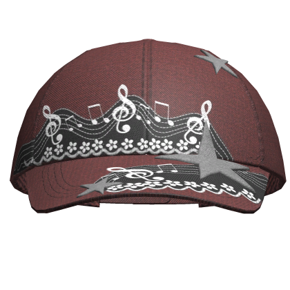 Musical Mori Kei Cap Red&Black