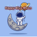 Happy blue moon