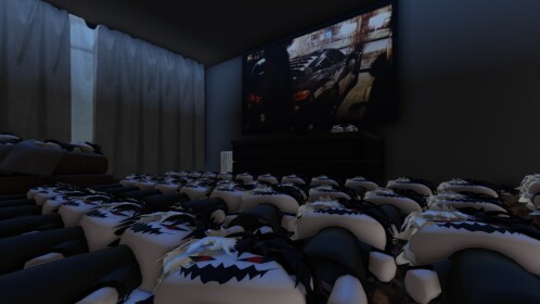100 cats room