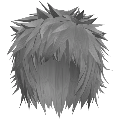 Grey Scene Messy Spiky Emo Boy Hair