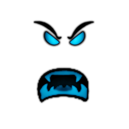 Monster face Blue Roblox decal