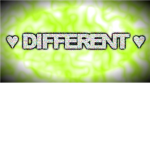 ♥ Different ♥