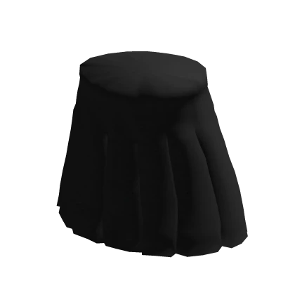 Black pleated skirt roblox shop
