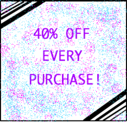 40% off True..