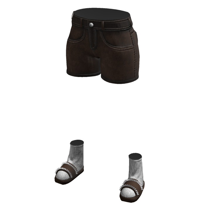 Brown Cute Girl Y2K Low Rise Mini Denim Jorts