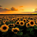Sunflower patch