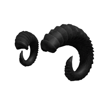 Black Satyr Horns Roblox item