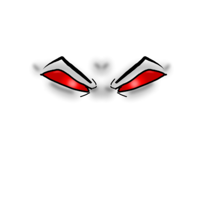 Red glowing eyes. Roblox decal