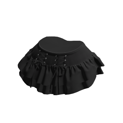 Black Ruffle Skirt