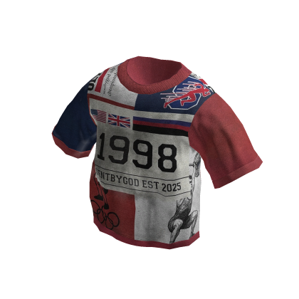 Tshirt Red & Blue 1998