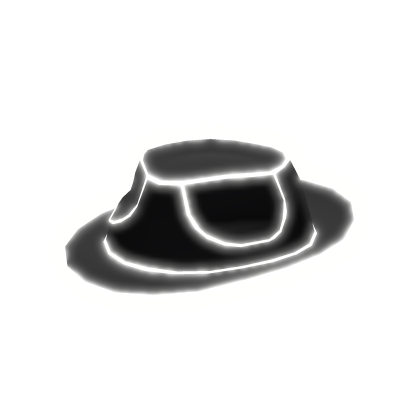 [GLOW] Black and White Fedora
