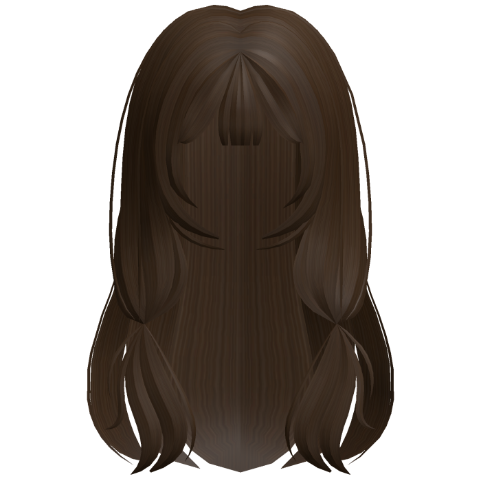 cutesy doll long wavy hair in brown