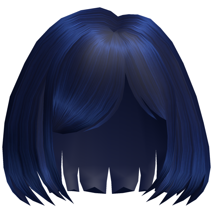 Coraline Halloween Blue Bob Hair Cute Button Girl