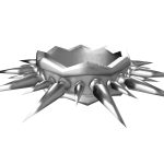 Spiked Blindfold (Silver)