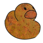 Corroded Metal Duck