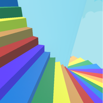 Climb 1,000+ RAINBOW stairs! 🌈