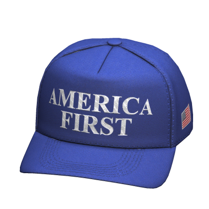 Blue America Cap Roblox item