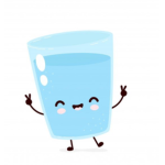 chugging water