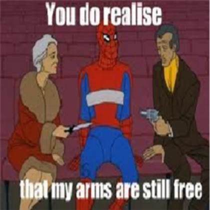 Funny Spider-man Roblox decal