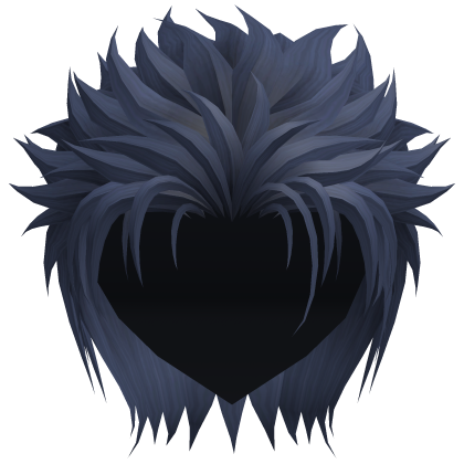 Blue Spiky Fighter Hair Roblox item