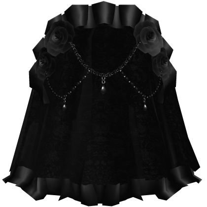Black Gothic Rose Dark Jewelry Veil Roblox item