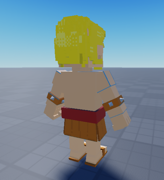 Low Poly Barbarian Model with Animations preview 3
