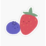 blueberry cream and strawberry cream!