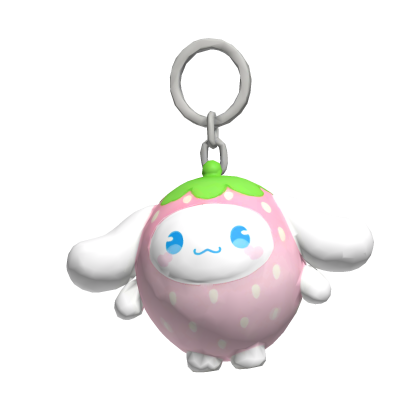 Cinnamoroll strawberry keychain