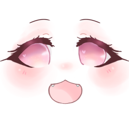 Moe kawaii neko face  Roblox decal