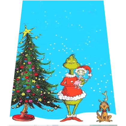 The Grinch Christmas Xmas Cape