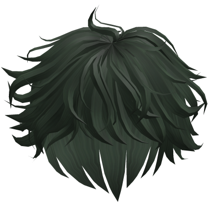 Messy Boy Hairstyle in Green Roblox item