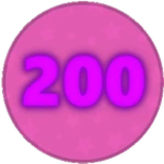 Level 200 Roblox badge thumbnail