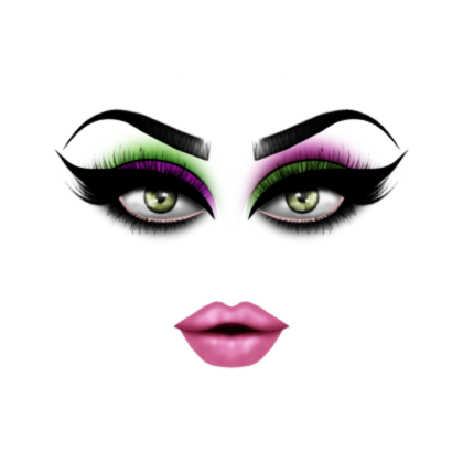 Pink & Green Roblox decal