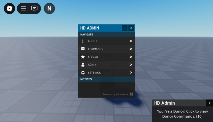 HD Admin v1.0 preview 1
