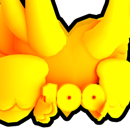 Gold 100M Heart
