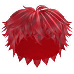 Red Messy Hair