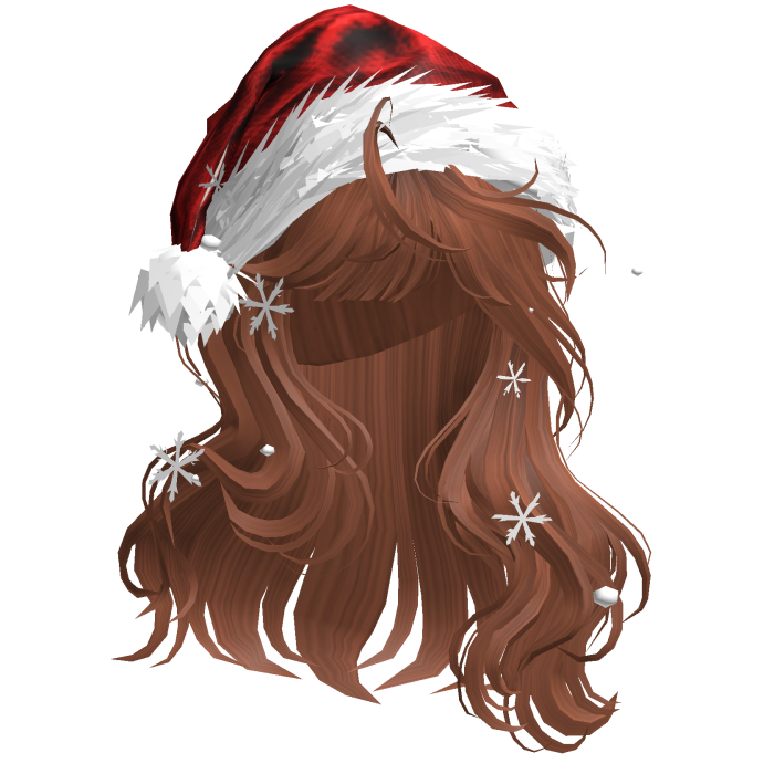 Christmas Hair w/Santa Hat (Ginger)