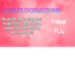 Buy items here! Get special role! DONATIONS!